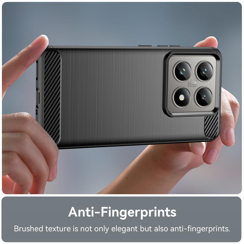 For Xiaomi 14T Case For Xiaomi 14T 14T Pro 5G Cover Funda Silicone Shockproof Brushed TPU Protective Phone Cover For Xiaomi 14T