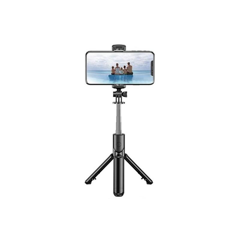 Roreta NEW Foldable Wireless Bluetooth  Selfie Stick Tripod with Bluetooth Shutter Stainless Steel Monopod for All Phone