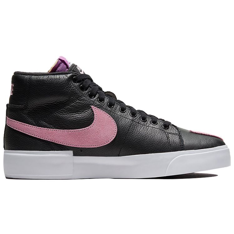 Nike Zoom Blazer Mid Edge SB Schwarz Pink Rise Unisex Sneaker Weiß Purple-Nebula DA2189-002