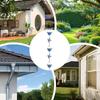 Rain Chains For Gutters 7.87ft Water Downspout With 7 Cups Hummingbird Design Copper Bell Rain Chain Gutter For Home Garage Eave
