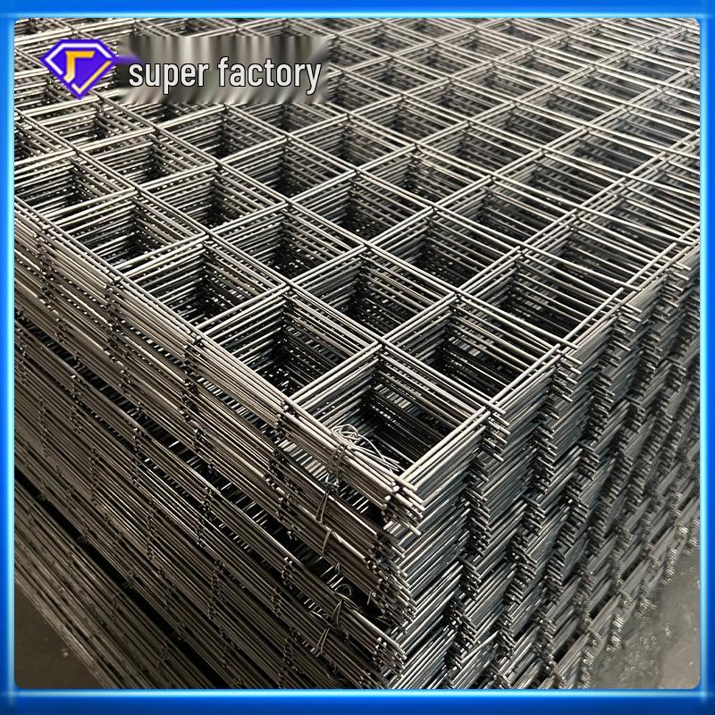 6mm Iron Wire Reinforcing Mesh - 4mm Crack-Resistant Steel Grid for Construction