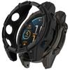 Quickfit Stainless Steel Watch Strap + Protection Case for Garmin Tactix 8 Instinct 3 Descent G2/G1