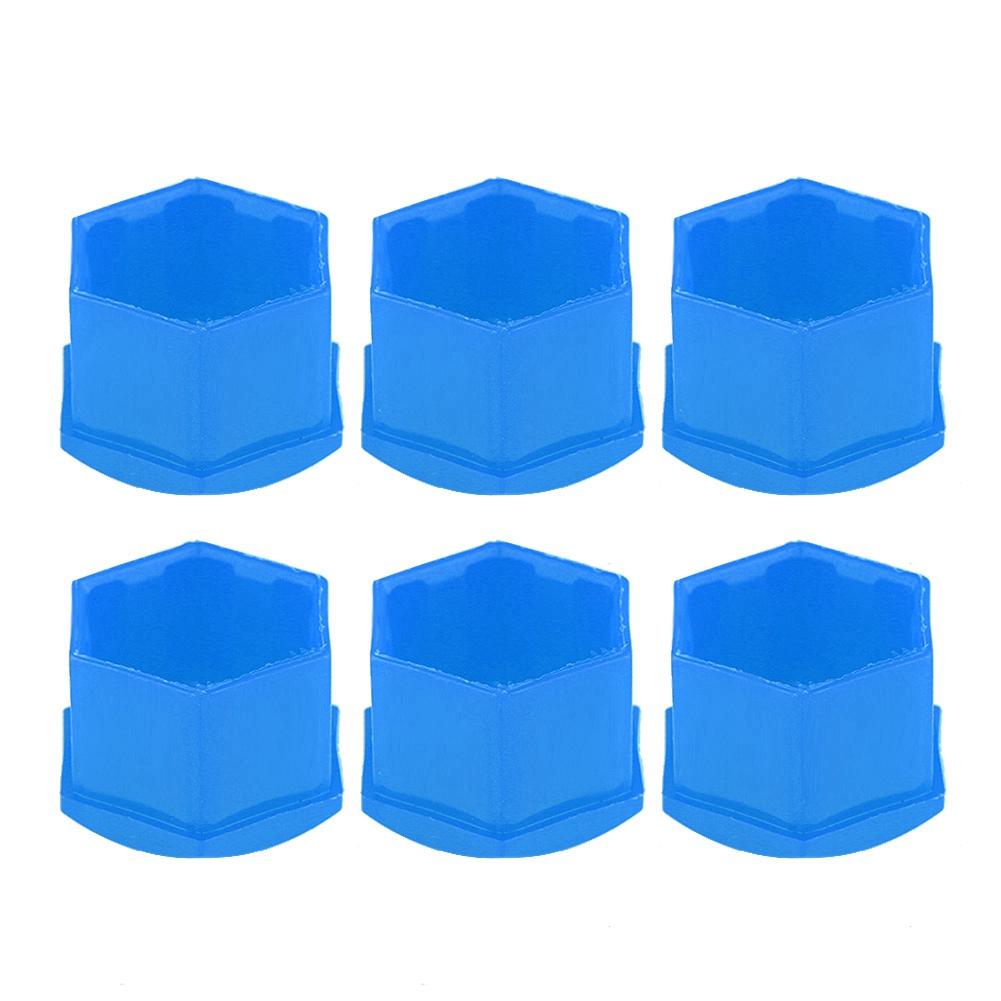 20 stücke 21mm Mutter Auto Rad Auto Hub Schraube Schutz Anti diebstahl Abdeckung Kappe Blau