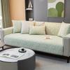 Ins Wind Leather Sofa Special Sofa Cushion Solid Color Sofa Seat Cushion Four Seasons Universal Sofa Cover New  Non-Slip