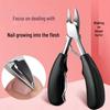 Enhanced Eagle Beak Toenail Clipper for Ingrown Nails - Thick Gray Pedicure Tool