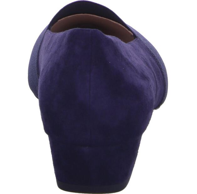 Women's Slip-ons Peter Kaiser Mokassin 74242 Suede Blue Black
