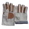Heavy-Duty Canvas Leather Palm Welding Gloves (10 Pairs)