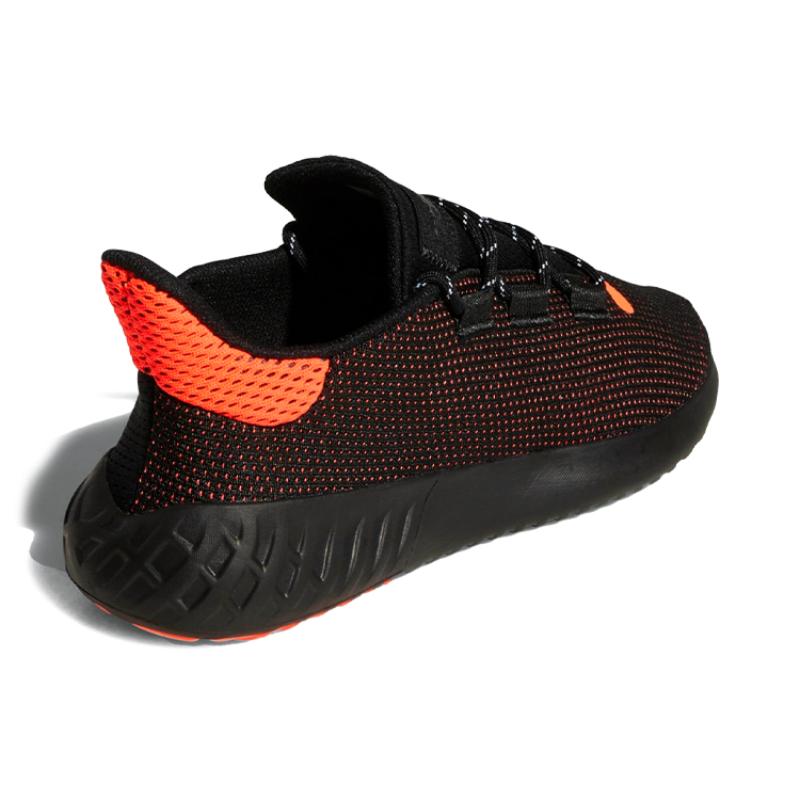 Adidas Tubular Dusk 'Black Solar Red' Sneakers AQ1189
