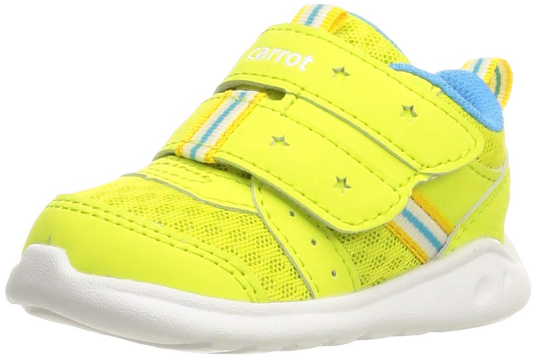 

Carrot Baby Athletic for Boys and Sizes CR 2E Shoes, Sneakers, Shoes, Quick-Drying, Girls, 12-14.5cm, B127, Lime, 12.0 cm, лаймовый