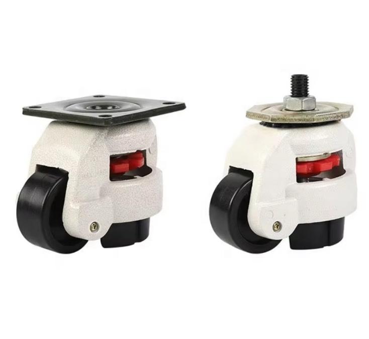 Footmaster GD-80F High Quality Heavy Industry Wheel Caster Leveling Adjustment Casters Plate Mounting Type Warehouse Workshop