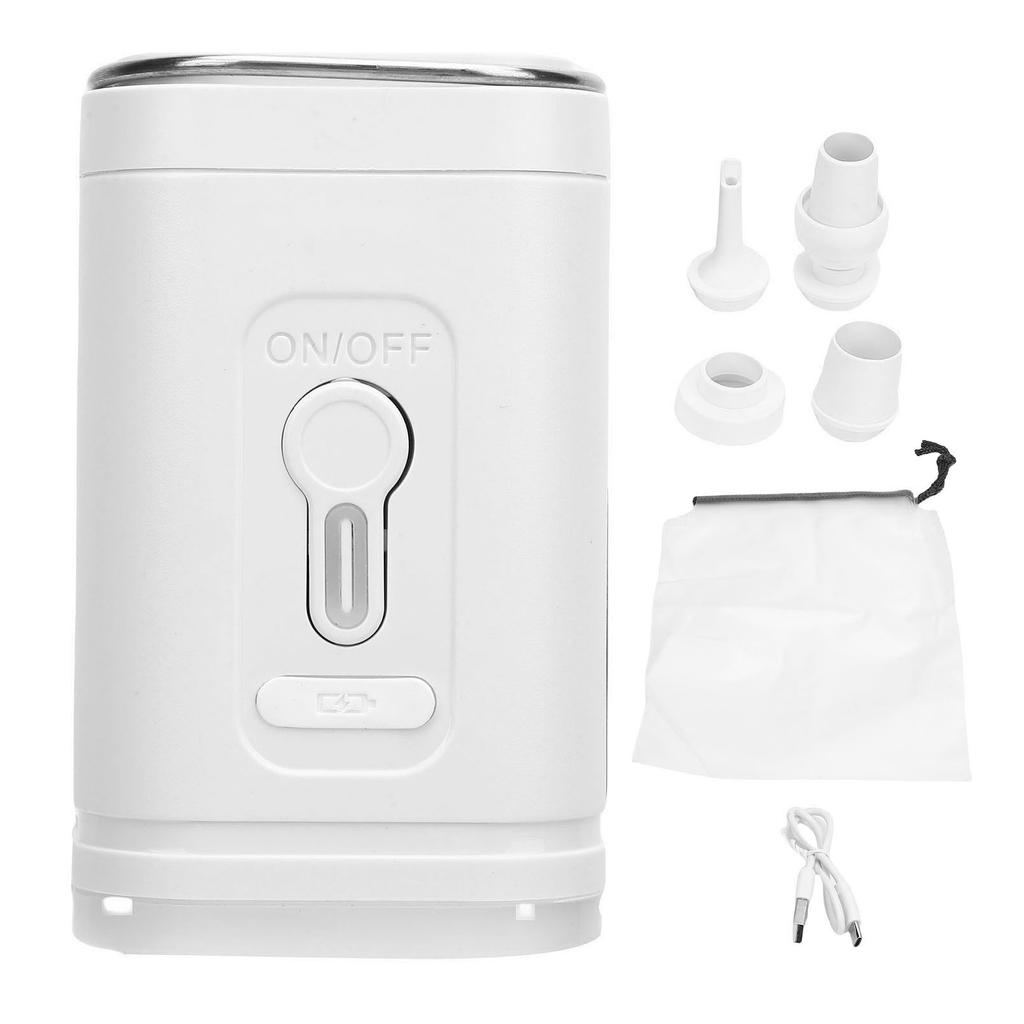Portable Air Pump Quick Inflation Rechargeable Electric Inflator Air Pump for Inflatables Mattresses