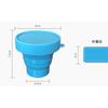 Household Silicone Folding Water Cup Outdoor Travel Silicone Gargle Cup Retractable Mini Cup Portable Compression Folding Cup