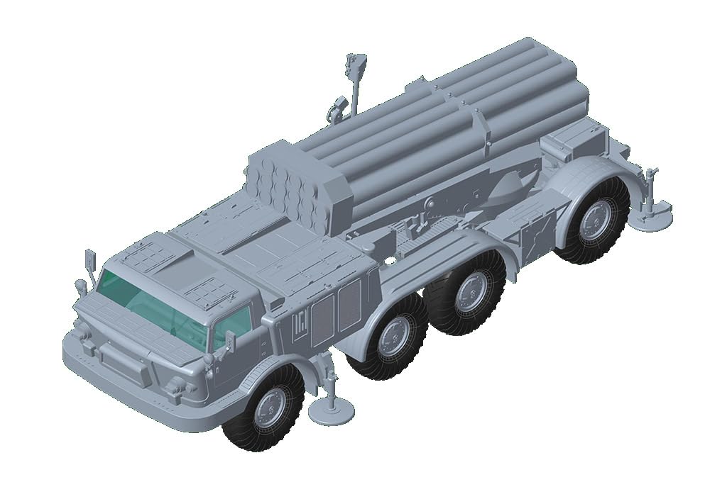 Trumpeter Soviet Army 9K57 Multiple Rocket Launcher Uragan Plastic Model 07180 1/72