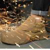 Modische Schweißer Herren Sicherheitsstiefel Stahlkappenschuhe Leder Sicherheitsschuhe Unzerstörbare Arbeitsschutzschuhe Herren Winter Sicherheitsschuhe