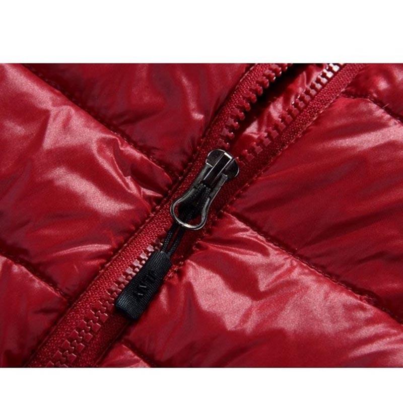 Large Size Down Vest Men's and Women's White Duck Down Loose Plus Fertilizer To Increase Short Coat