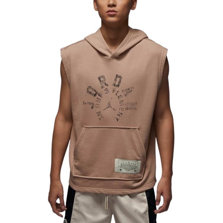 

Jordan Sport Crossover Dri-FIT Sleeveless Quick-Dry French Comfortable Soft Hooded Vest Men Vests Khaki HV1260200 S