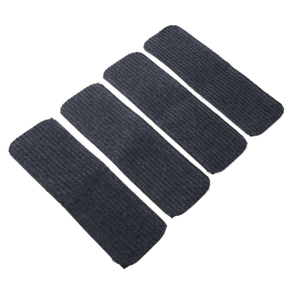 4Pcs RV Stair Covers Carpets Anti Slip Quick Drying Waterproof RV Step Covers Rug with Reflective Strip for RVs Motor
