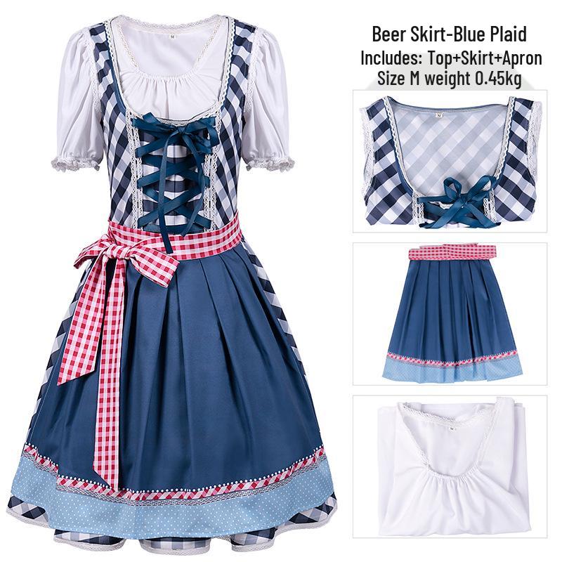 

Bavarian Maid Oktoberfest Costume - Retro German Dress XL