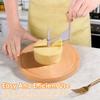 Cheese Curler with Stainless Steel Cheese Slicer Rust-Proof Wheel Cutter Heavy Duty Cheese Shaver Tools Flower Cutter