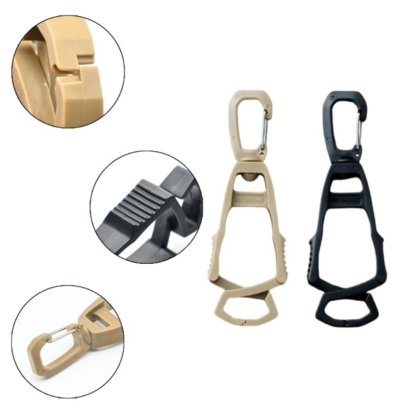 Multipurpose Clip Hook for Outdoor Organization Plastic Clamps with Nonslip Grip for Camping Hiking Accessories