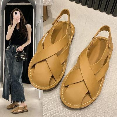 Mode 2025 Luxus Damen Schuhe Sandalen Flach Niedriger Absatz Sneaker Casual Gladiator Barfuß Slipper Slip-on Sommer Frühling Bequem