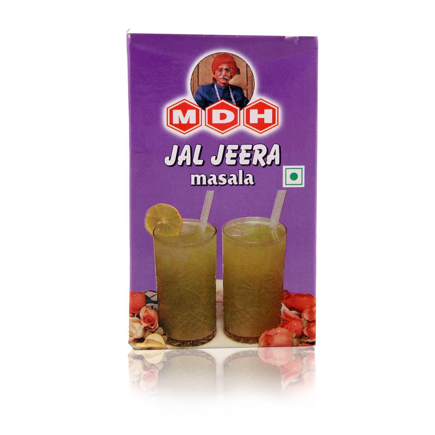 

MDH Jal Jeera Masala 100 g Carton Tangy Refreshing Spice Blend for Snacks Drinks and Summertime Mix Flavour Enhancing Mix
