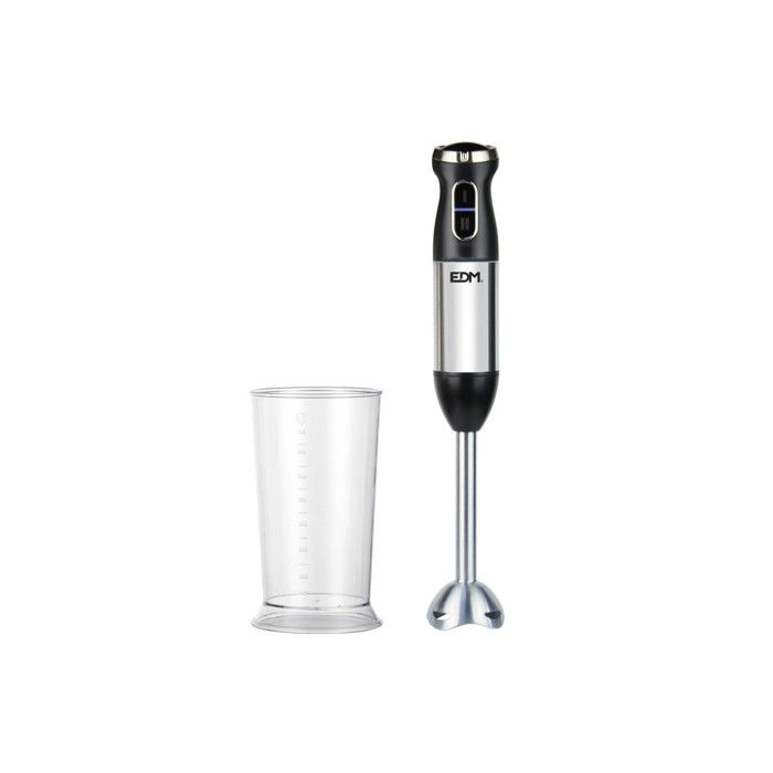 Mixeur plongeant - EDM - 600W - Acier inoxydable - 0,7 L - Noir