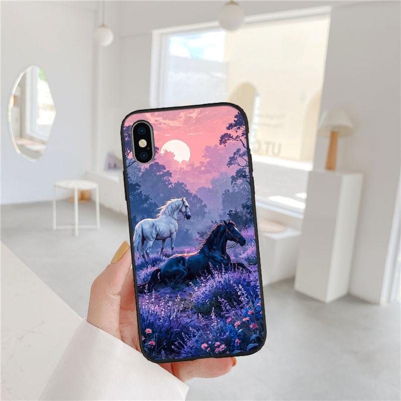 CJ53 Fine Horse Soft Shell Phone Case for Xiaomi Poco C40 C50 C51 C55 C65 C71 C75 F3 F5 F6 F7 M2 M3 Pro Ultra