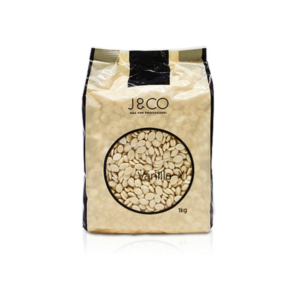Waxing Hair Removal Materials Vanilla Y Hard Wax 1kg J&Co Wax Beard Body Legs Underarms Brazilian 1 pcs