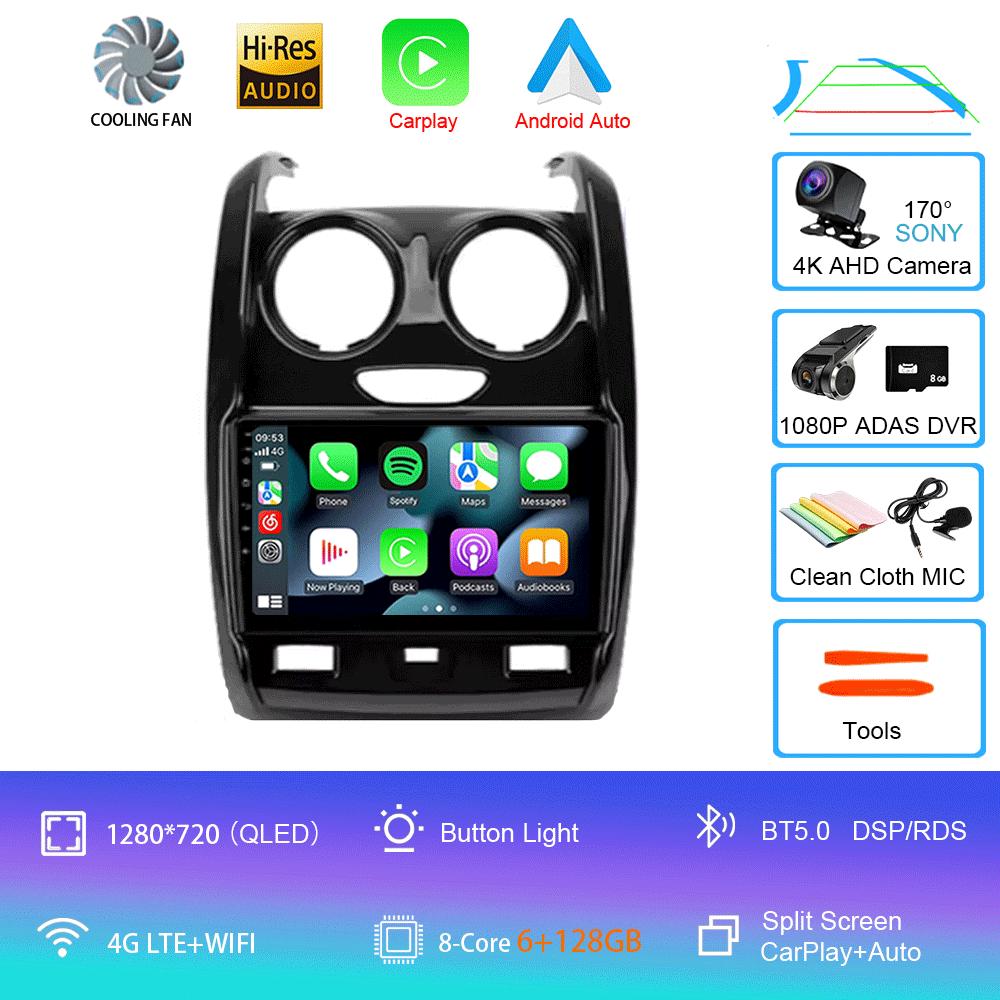 Android 14 Car Radio For Renault Duster 2015 - 2021 For LADA Largus 2021 Multimedia Video Player Navigation Stereo GPS