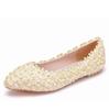 Lace Bride Shoes Handmade Wedding Shoes Colorful Shoes Colorful Wedding Shoes Bridesmaid Shoes Show Flat Heels Single Shoes