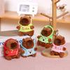 1-40PCS Kawaii Capybara Plush Pendant Cartoon Capybara Keychain Pendant Cute Doll Plush Doll Keychain Table Ornament Car Pendant