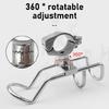 Stainless Steel Fishing Rod Holder Clamps On Marine Rod Holder Fishing Poles Bracket for Fishing Boats Kayaks Marine