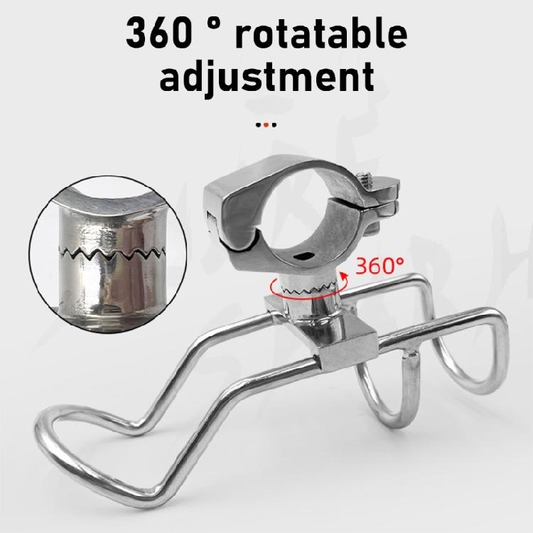 Stainless Steel Fishing Rod Holder Clamps On Marine Rod Holder Fishing Poles Bracket for Fishing Boats Kayaks Marine
