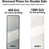 5-v-1 diamantový ostřící talíř nůž a nůžky Brusič Keramický ořezávátko nožů Oboustranný Voštinový povrch zrnitosti 400/1000 Venkovní