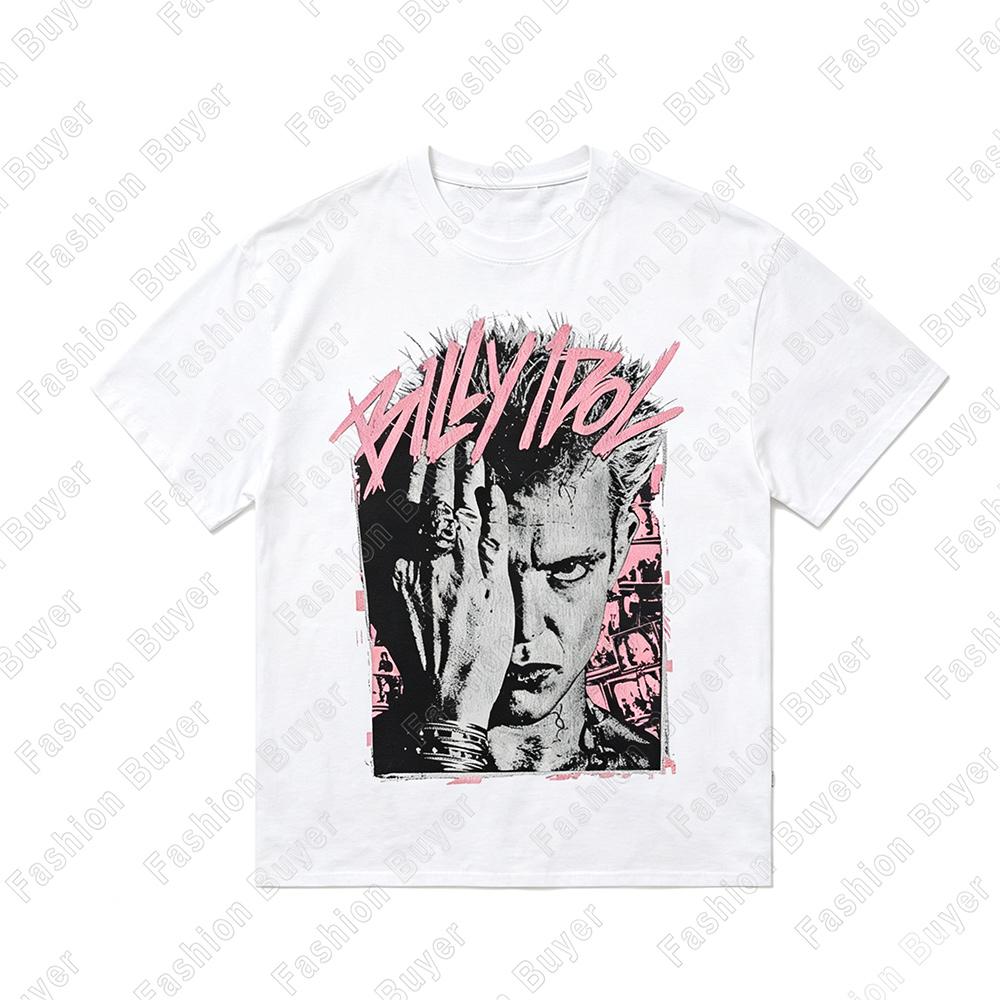 Singer Concert Print TShirt Unisex Short Sleeve Streetwear Oversized Loose Casual Harajuku Short Sleeve Retro s Merch