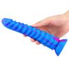 Dragon Scale Mixed Color Mini Simulation Penis Double Layer Liquid Silicone Giant Super Thick Female Sex Toys