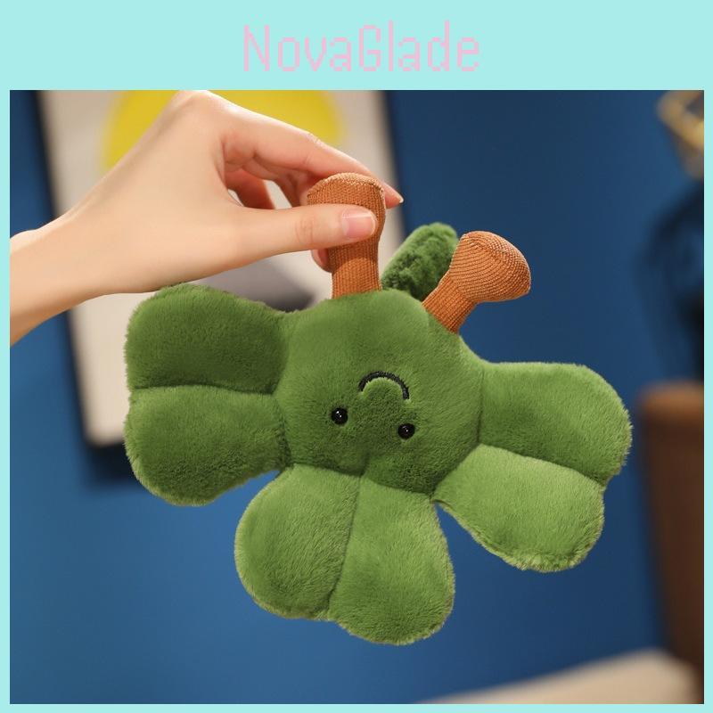 Clover Plush Toy Soft Stuffed Animal With Premium Pp Cotton Filling For Nursery Decor Gift Women Girls