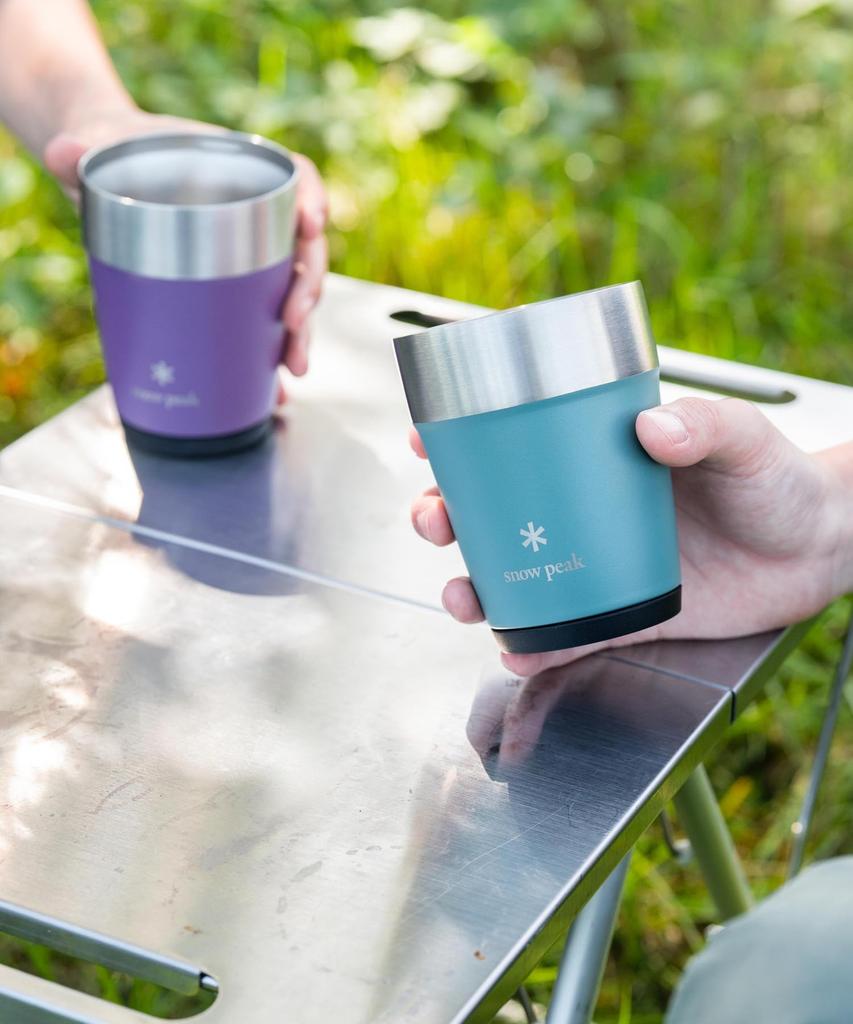 Snow Peak Thermo Tumbler 360 DUO SET Limited Edition Vacuum Insulated Tumbler Pair Set