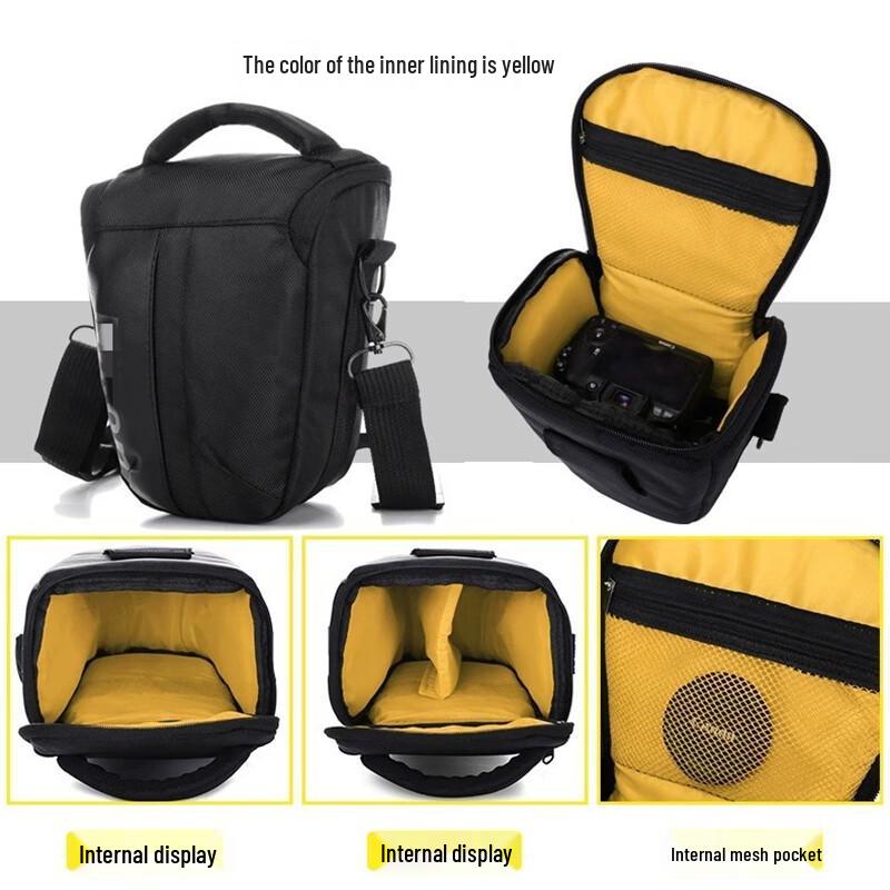 Fly-Leaf Triangular DSLR Camera Shoulder Bag