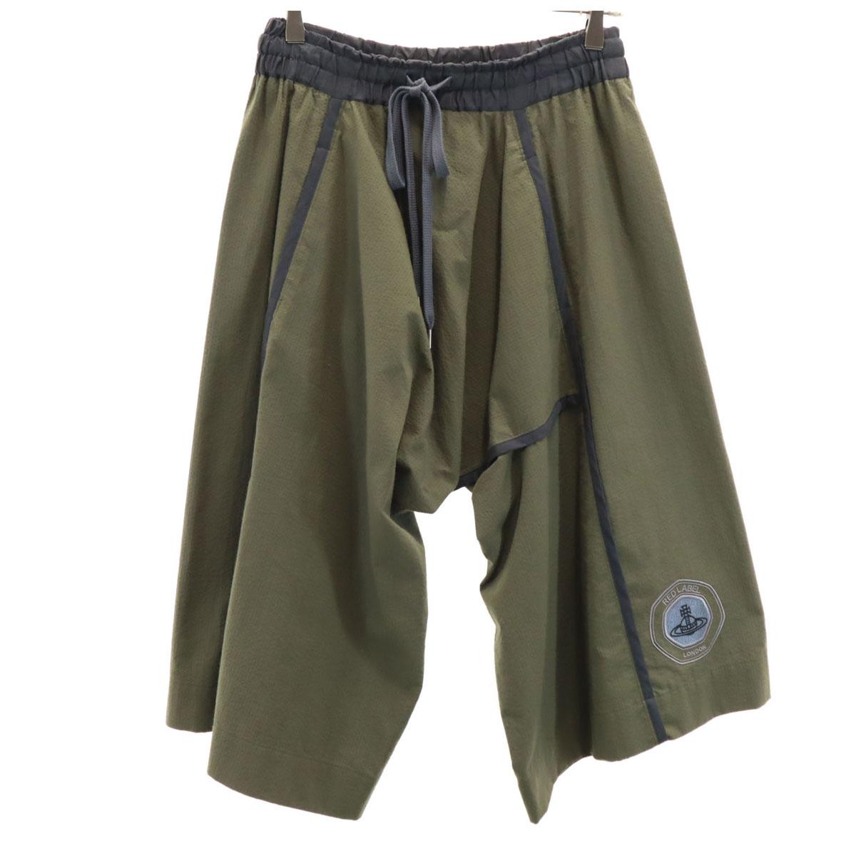 

Vivienne Westwood Red Label сделано в Японии широкие брюки саруэл цвета хаки Женские Б/У