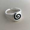 Xiaomi BF CLUB 925 Sterling Silver Ring For Women Jewelry Twist Line Retro Open Vintage Handmade Ring Allergy For Party Birthday Gift