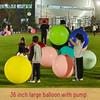 36-Inch Explosion-Proof Latex Balloon - Large, Thickened, Non-Toxic Outdoor Toy for Kids