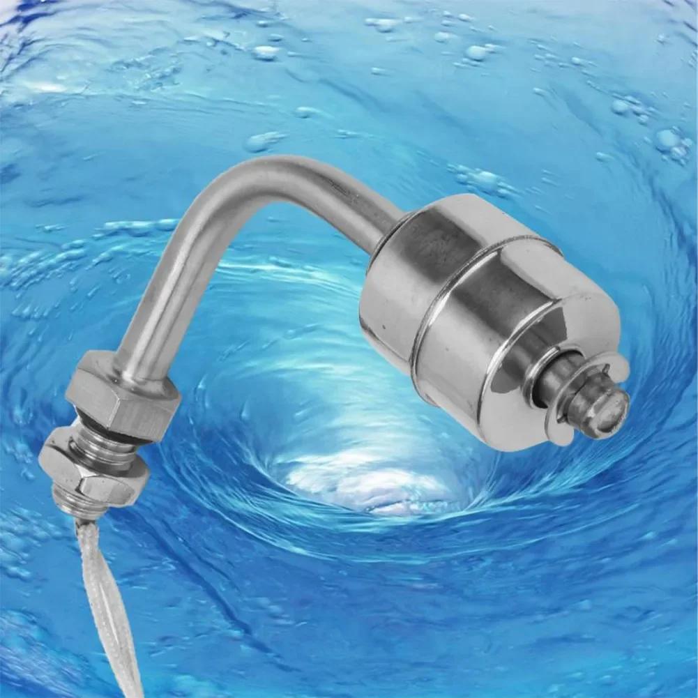 304 Stainless Steel Float Switch Tank Liquid Right Angle Water Level Sensor Heat-resistant L Type Automatic Level Sensor