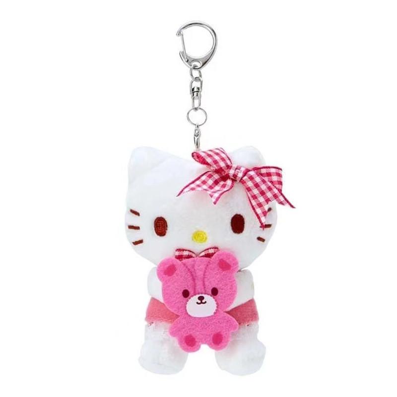 Adorable Sanrio Teddy Bear Plush Toy Colorful Kitty Keychain For Girls With A Cute Design