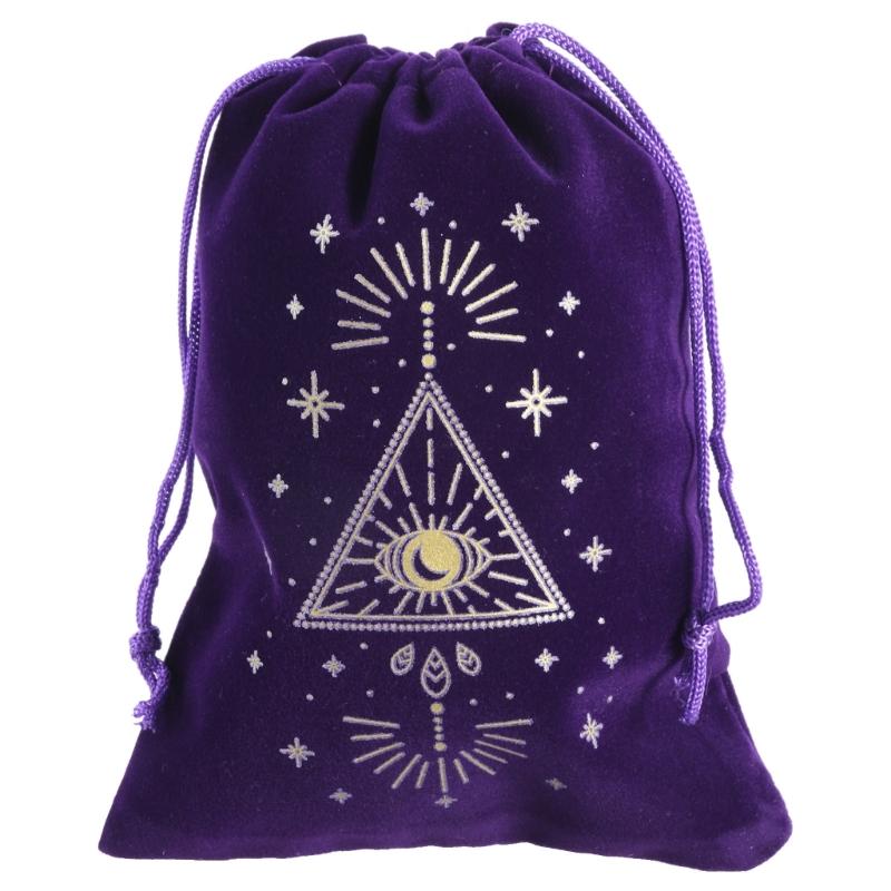 Würfel Aufbewahrungstasche Samt Tarot Kordelzugtasche Brettspiel Karten Kordelzugtasche Schmuck Runen Beutel Organizer
