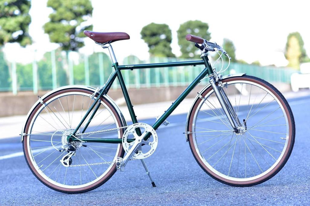 RITEWAY Bicycle Double Stay Cross Bike Full Front and Rear For 26 Width Mirror Silver Fender, Fender, Mudguard, Set, Inches, 45MM,