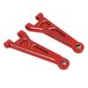 1 Pair RC Car Upper Suspension Arm Aluminum Alloy RC Car Front Upper Arm for MJX 114 14210 Red