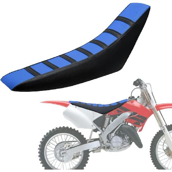 Soft Seat Cover New Compatible with Honda CR125R CR250R CR500R CR80R CRF100F CRF125F CRF150F (Blue)
