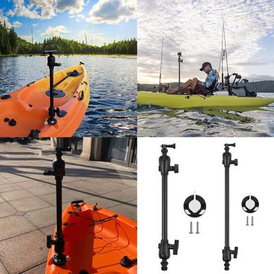 Adjustable Kayak Camera Mount Brackets Lightweight Marine Camera Mount Holder Boats Canoes Camera Mount with Long Arm